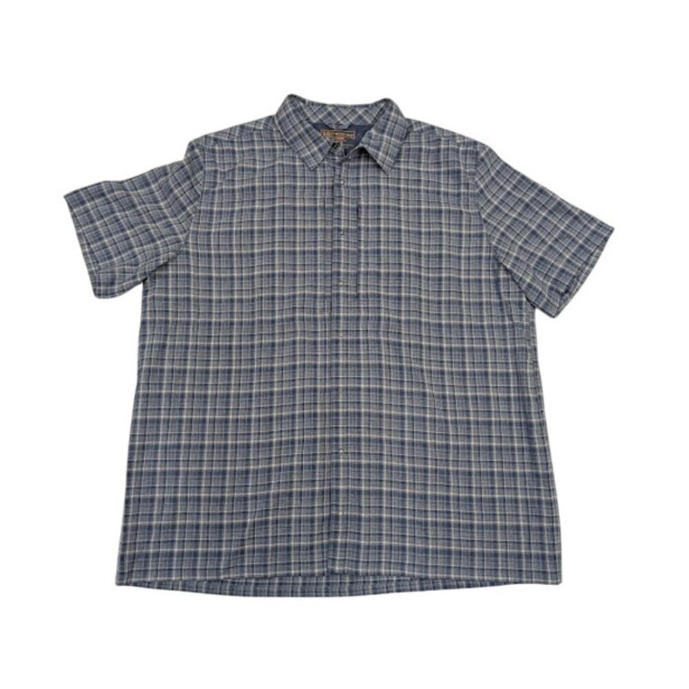 5.11 Tactical Series Shirt Mens XL Blue Check Vented Hiking Pockets Outdoor